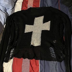 Black See-Through Shirt (M)